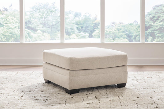 Mandi Point - Oversized Accent Ottoman - Marble