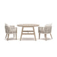 Ivory Vine - Chairs With Cushion / Table Set (Set of 3) - Beige