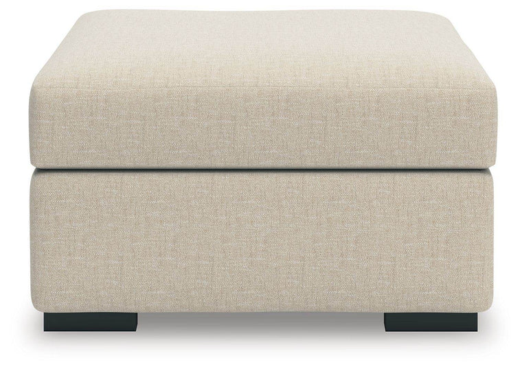 LadyMae - Twill - Oversized Accent Ottoman - Forward Furniture