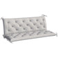 3-Seater Outdoor Bench Swing Chair Replacement Cushions for Patio Garden, Light Grey