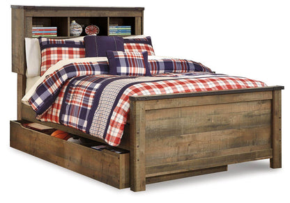 Trinell - Bookcase Storage Bed - Forward Furniture