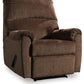 Nerviano - Zero Wall Recliner - Fabric - Chocolate
