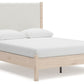 Cadmori - Upholstered Panel Bed