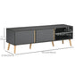 TV Stand for TVs up to 55" with Shelves - Dark Grey