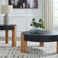 Breenmore - Black / Natural - Occasional Table Set (Set of 2)