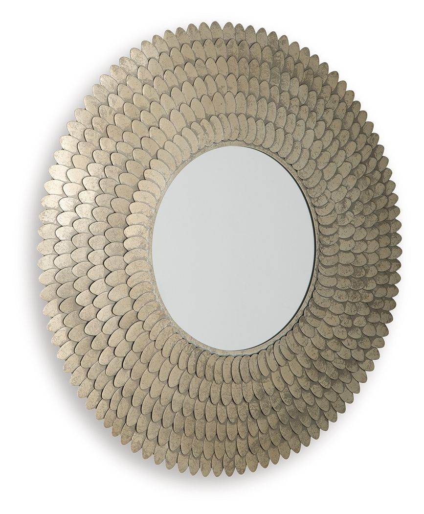 Wrightmund - Champagne Finish - Accent Mirror - Forward Furniture