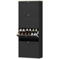 Modern Shoe Storage Cabinet with 4 Flip Drawers and Adjustable Shelves, Shoe Cabinet for 18-24 Pairs of Shoes, Black