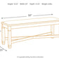Tyler Creek - Black / Grayish Brown - Upholstered Bench - Forward Furniture