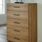 Dakmore - Brown - Five Drawer Chest