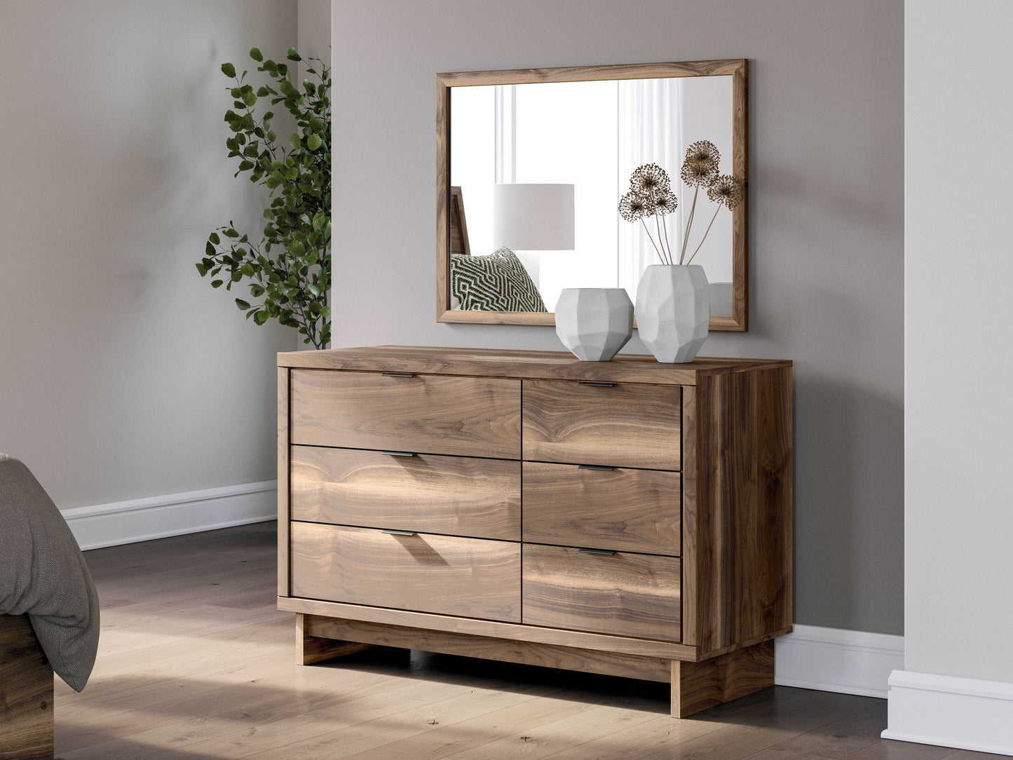 Chirason - Brown - Dresser And Mirror - Forward Furniture