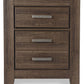 Juararo - Dark Brown - Two Drawer Night Stand