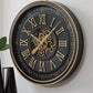 Dairton - Black / Gold Finish - Wall Clock