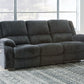 Draycoll - Slate - Reclining Power Sofa - Fabric