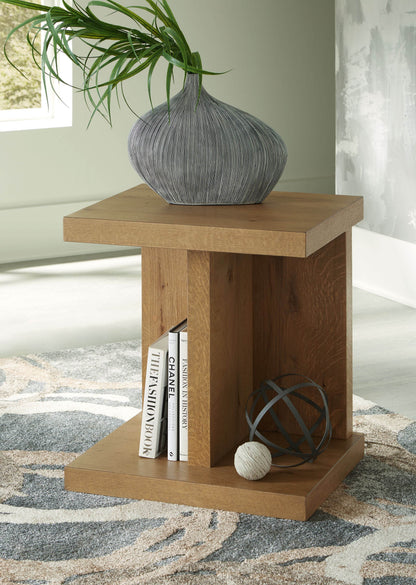 Brinstead - Light Brown - Chair Side End Table - Forward Furniture