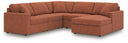 5 Pc. Sectional With Raf Corner Chaise And Laf Corner Chair