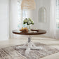 Valebeck - White / Brown - Dining Table