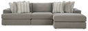 3 Pc. Right Arm Facing Corner Chaise Sectional