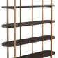 Brentmour - Brown / Gold Finish - Bookcase