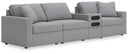 4 Pc. Sectional With Audio Console