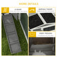 Wooden Rabbit Hutch Guinea Pig House with Removable Tray, Openable Roof, Trough, Run for Tortoises and Ferrets, Grey