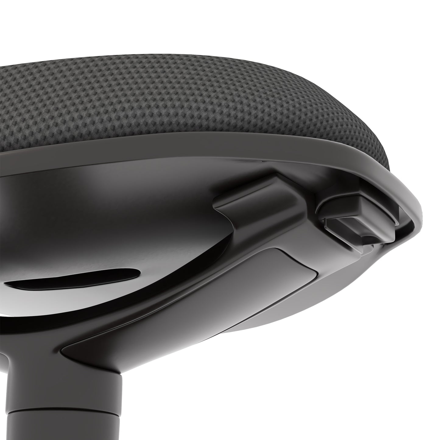 Standing Desk Stool, Ergonomic Wobble Chair, Adjustable Leaning Stool for Office Desks, with Rocking Motion, Black