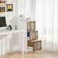 3 Drawer Filing Cabinet, Farmhouse File Cabinet with Lock, Adjustable Hanging Rails for A4 Letter Size Files, White
