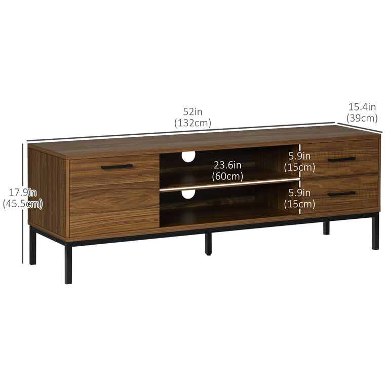 50" TV Stand with Door and Drawers