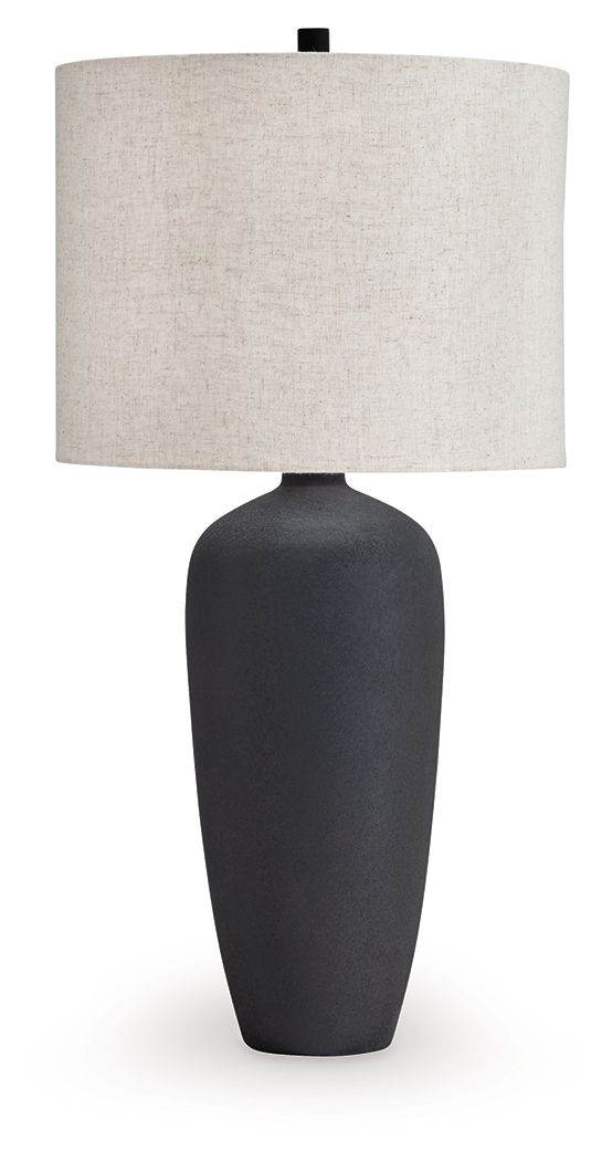 Ryenburg - Black - Metal Table Lamp - Forward Furniture