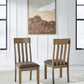 Urbinforte - Dining Upholstered Side Chair (Set of 2) - Light Brown