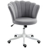Armless Swivel Office Chair with Tilt - Grey