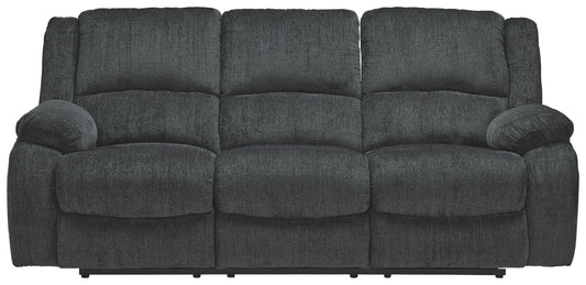 Draycoll - Slate - Reclining Sofa - Fabric