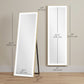LED Mirror with Dimmable and 3 Colour Lights, 64" x 21" Rectangular Floor Mirror for Bedroom Living Room, Gold