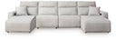 4 Pc. Power Reclining Double Chaise Sectional