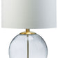 Samder - White - Glass Table Lamp