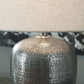 Magalie - Antique Silver Finish - Metal Table Lamp