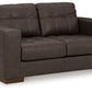 Luigi - Thunder - Loveseat - Leather Match