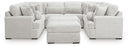10 Pc. Sectional With 2 Oversized Ottomans