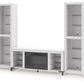 Brollevi - White - 3-Piece Entertainment Center