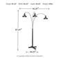 Sheriel - Metal Arc Lamp  - Black