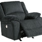 Draycoll - Slate - Power Rocker Recliner - Fabric