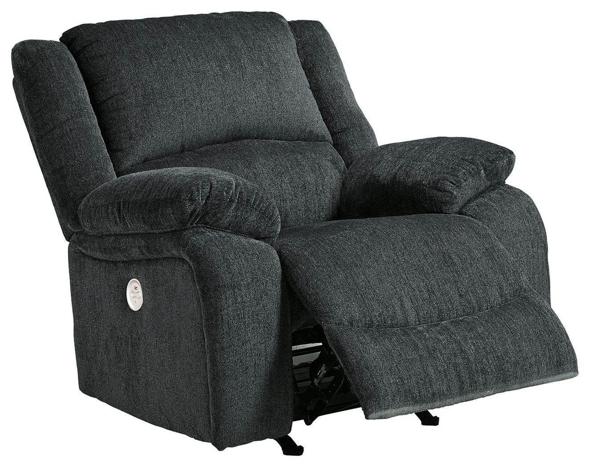 Draycoll - Slate - Power Rocker Recliner - Fabric - Forward Furniture