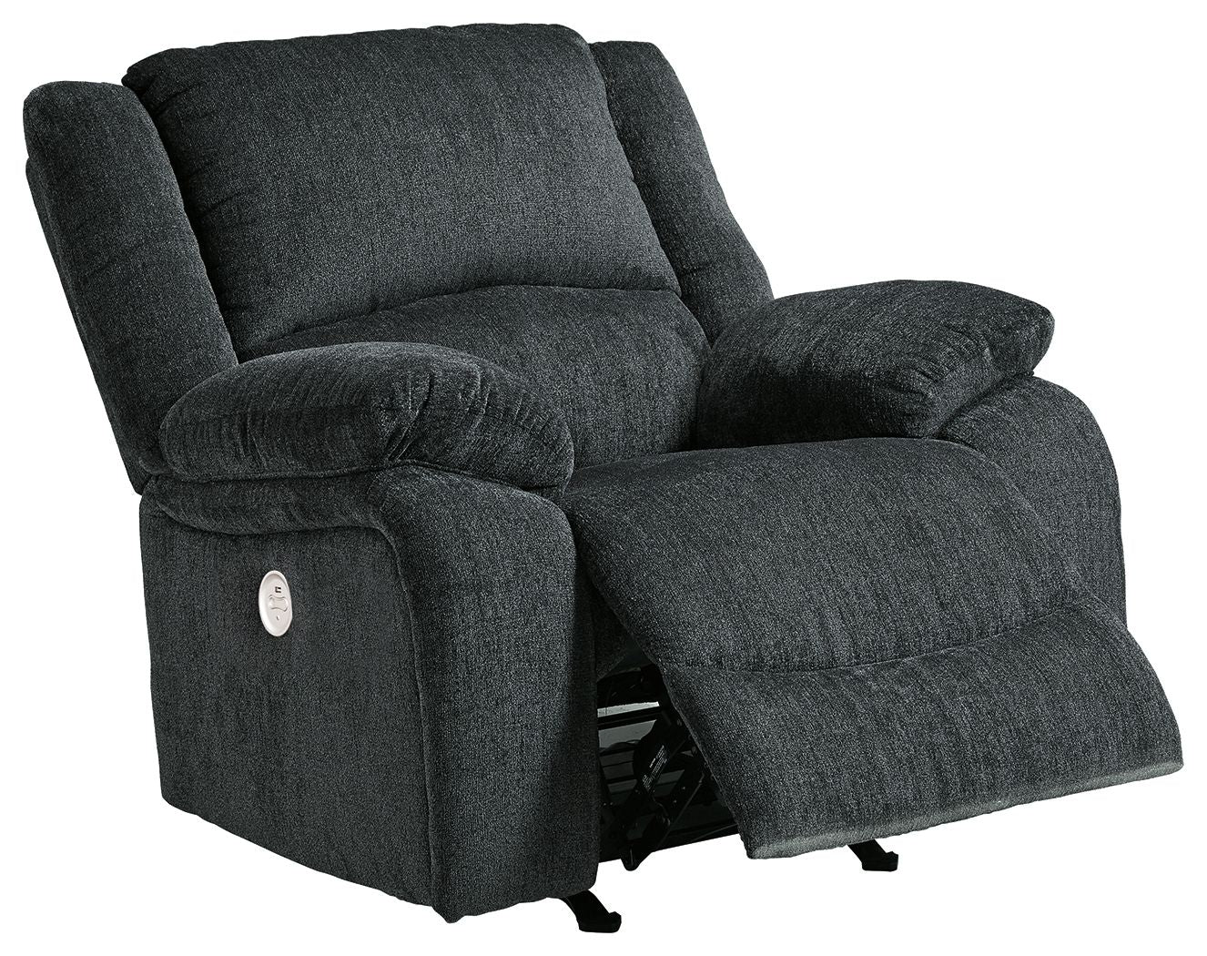 Draycoll - Slate - Power Rocker Recliner - Fabric