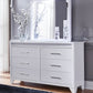 Jarlee - White - Dresser And Mirror - Forward Furniture