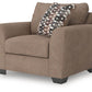 Triston-Peaks - Suede - Chair And A Half