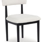 Xandrum - White / Black - Dining Upholstered Side Chair (Set of 2)