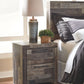 Derekson - Multi Gray - Two Drawer Night Stand