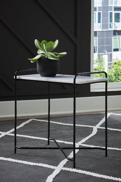 Ashber - White / Black - Accent Table - Forward Furniture