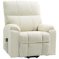 Lift Chair for Seniors, Microfibre Upholstered Power Recliner Chair with Remote, Quick Assembly, Cream White