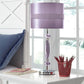 Nyssa - Purple - Metal Table Lamp