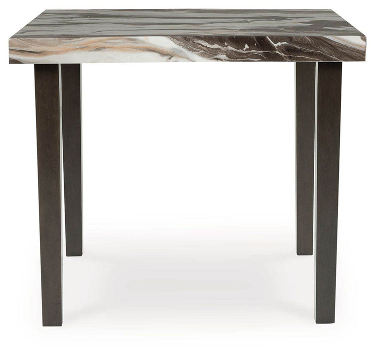 Jeshina - Dark Brown / Beige - Square Dining Room Counter Table - Forward Furniture
